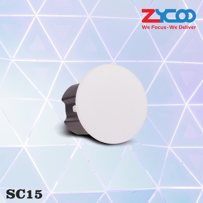 85dB/1m/1W Poe Ceiling Speaker Warna Putih Akustik Mono