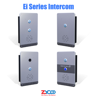 Ei Series Video SIP Berbasis PoE Intercom 4 Model Casing Aluminium Tahan Korosi