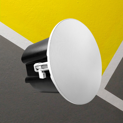 SC10 SIP Diaktifkan Sistem Speaker IP PA Speaker Plafon Dalam Ruangan 90dB / 1m / 1W Shopping Mall