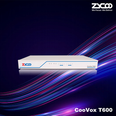 Sistem Telepon Coovox T600 IPPBX Untuk HDD Pengawasan 1TB Mendukung 600 Ekstensi