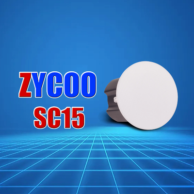 SIP Mengaktifkan Sistem Speaker IP PA Speaker Langit-Langit Ip Dalam Ruangan Dengan Didukung PoE
