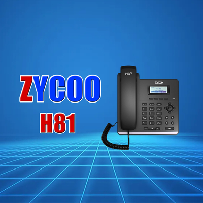 EN 55032:2015 Telepon Meja VoIP Dengan Layar Warna LCD 2,8 Inci 320x240