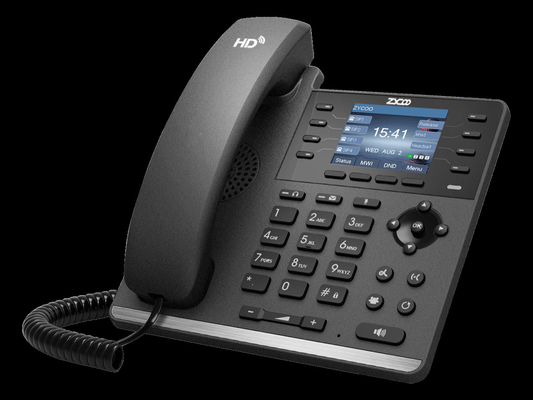 Telepon Meja VoIP Bluetooth IEE802.11b Telepon Bisnis Kecil 4 Baris